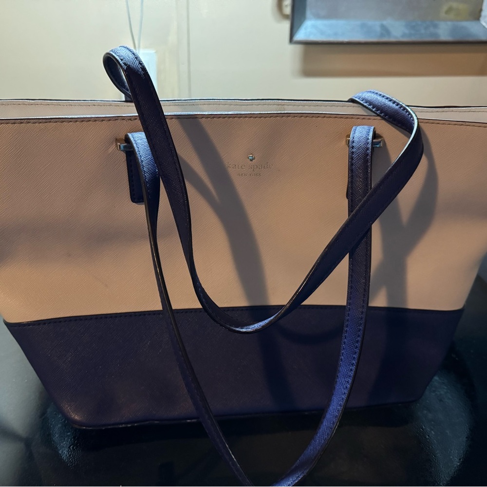 Kate Spade Blue and Cream Totes for Everyday Elegance